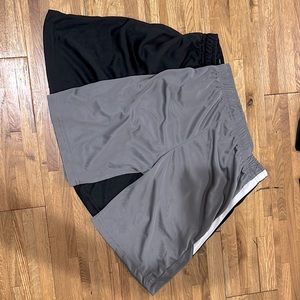 2 pair boys active shorts